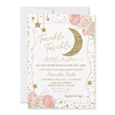 Pink Floral Twinkle Twinkle Handdrawn