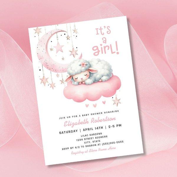 Pink Girl Little Lamb