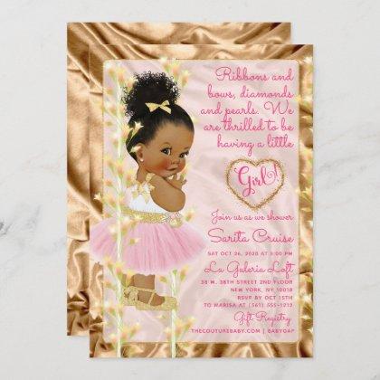 Pink & Gold Baby Shower Ethnic