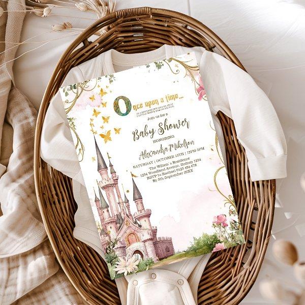 Pink Gold Little Princess Royal Castle