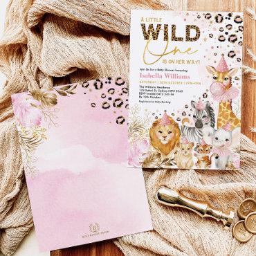 Pink Gold Wild Party Animals Jungle