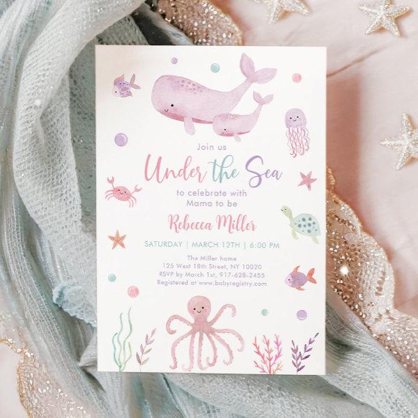 Pink Pastel Under the Sea