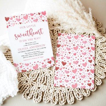Pink Red Hearts Our Little Sweetheart