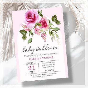 Pink Rose Baby in Bloom