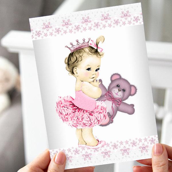 Pink Teddy Bear Tutu Princess