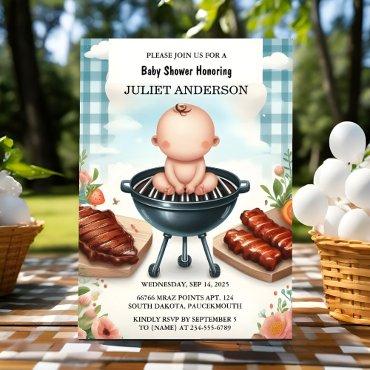 Plaid Babyq Fun Food Steak Beef Bbq