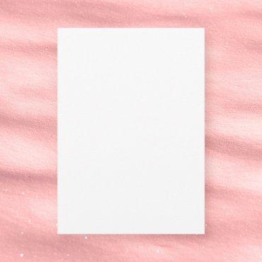 Plain White 5" x 7" Matte Blank
