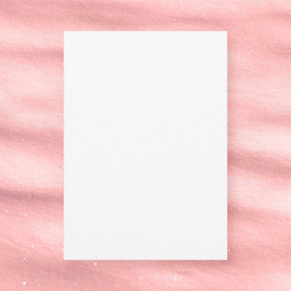 Plain White 5" x 7" Matte Blank