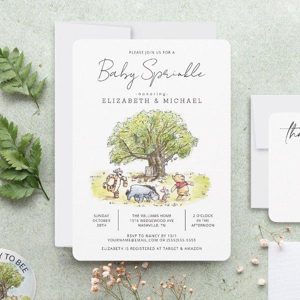 Pooh and Pals Watercolor Baby Sprinkle