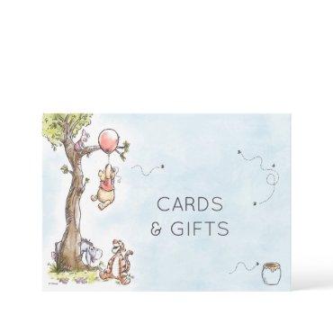 Pooh & Friends Baby Shower Gifts & Cards Sign