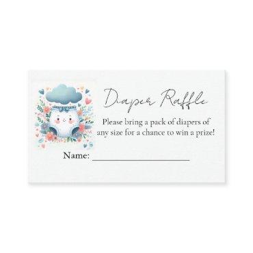 Post Dad Pink Blue Diaper And Wipe Baby Shower Enclosure Card