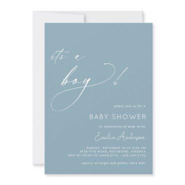 Powder Blue | Simple Modern It's a Boy