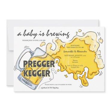 Pregger Kegger Watercolor Beer Co-ED