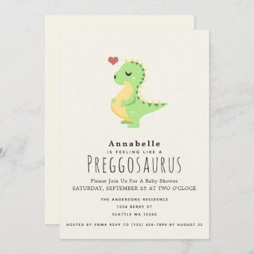 Preggosaurus Cute Dinosaur