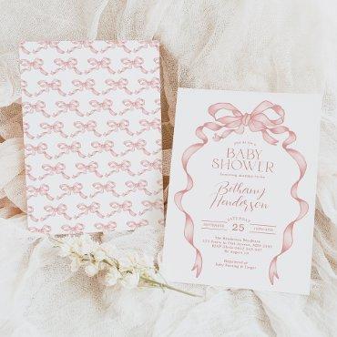 Pretty Pink Bow Ribbon Girl