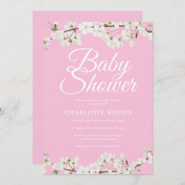 Pretty White Blossom Baby Shower / Sprinkle