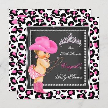 Princess Baby Shower Girl Cowgirl Blonde