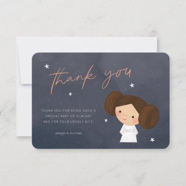 Princess Leia | Watercolor Baby Shower Thank You
