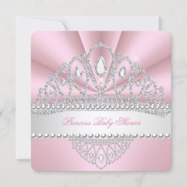 Princess Pink Pearls Diamond Tiara
