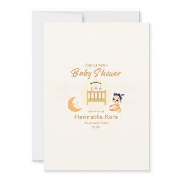 Printable Envelope Cute Baby Shower Card