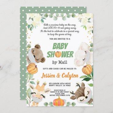 Pumpkin Baby Shower By Mail Woodland Animal Green