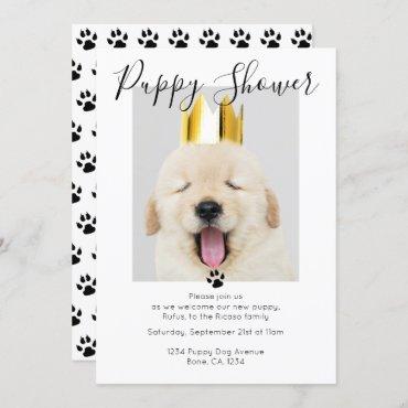 Puppy Shower Cute Personalized Dog Adoption