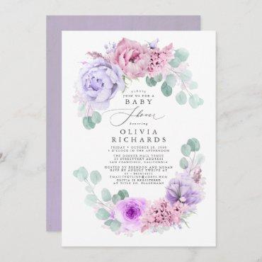 Purple and Pink Soft Pastel Floral