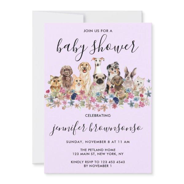 Purple Dog Pet Family celebration