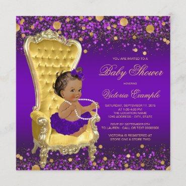 Purple Gold Chair Ethnic Ballerina