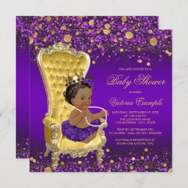 Purple Gold Chair Ethnic Princess