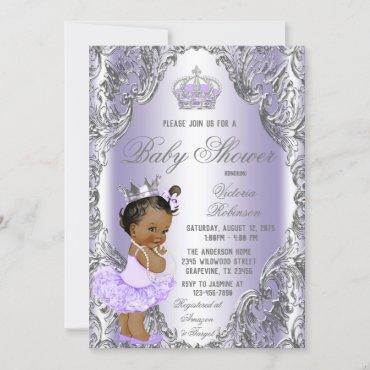 Purple Silver Tutu Princess