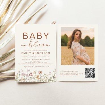 QR Code Wildflower Baby in Bloom