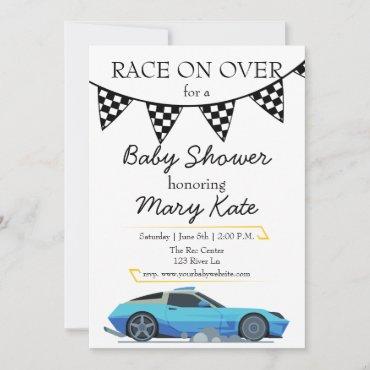 Race Car Baby Shower Theme