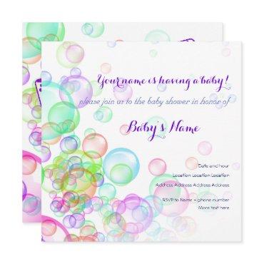 Rainbow Soap Bubbles