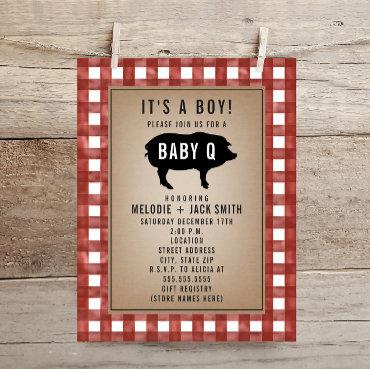 Red Gingham Baby Q