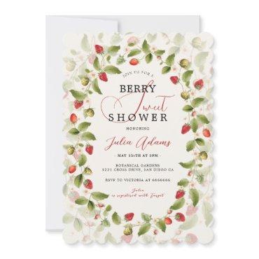 Red Sweet Wild Strawberry Flowers