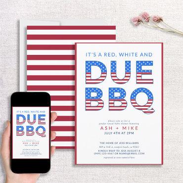 Red White & Due BBQ Gender Reveal