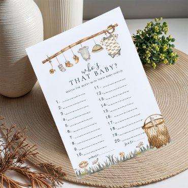 Reel Fun Fishing Who’s That Baby Shower Game