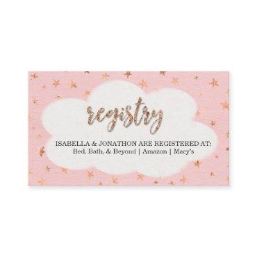 Registry Insert for Girl's