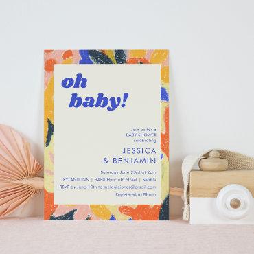 Retro Abstract Botanical Fun Cute