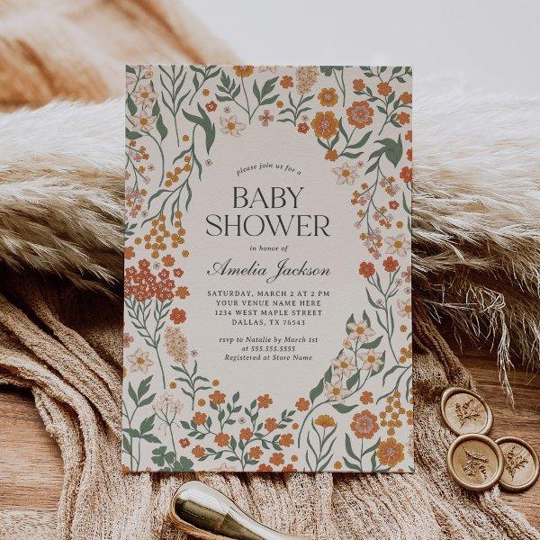 Retro Vintage Floral