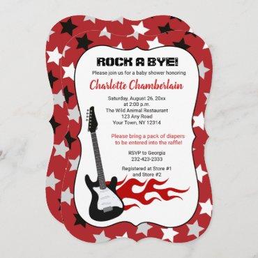 Rock a Bye Red Rock Star Guitar