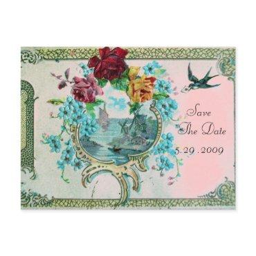 ROMANTICA 3 SAVE THE DATE ANNOUNCEMENT POSTCARD