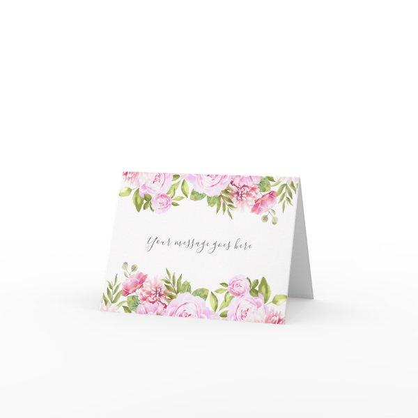 Rose Garden Your Message Card