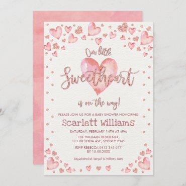 Rose Gold Valentines Sweetheart Girl