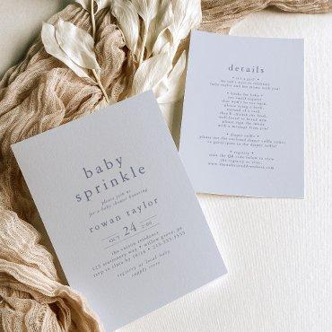 ROWAN Classic Boy Blue Boho Simple Baby Sprinkle
