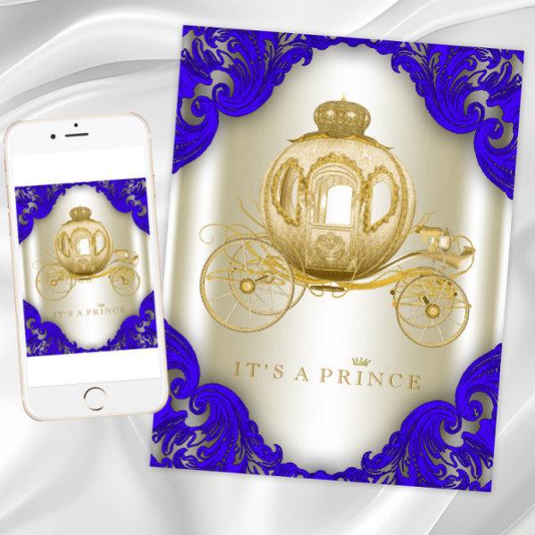 Royal Blue and Gold Carriage Prince