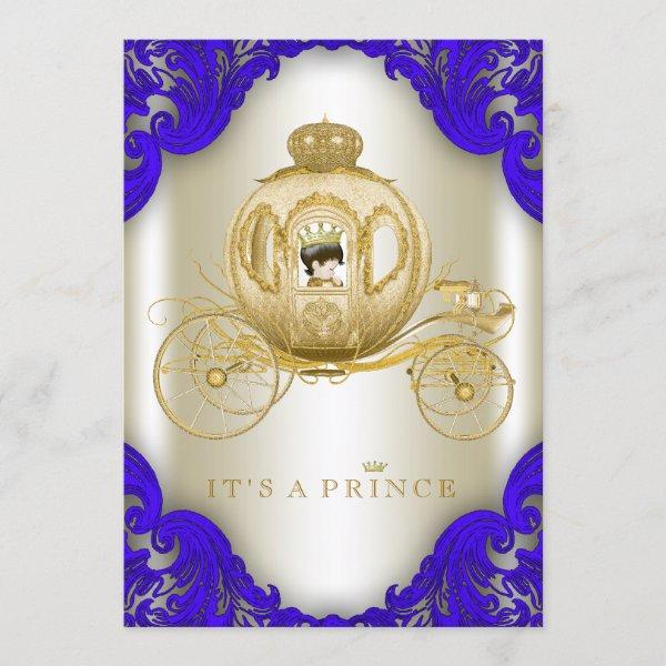 Royal Blue and Gold Carriage Prince