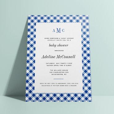 Royal Blue Gingham Traditional