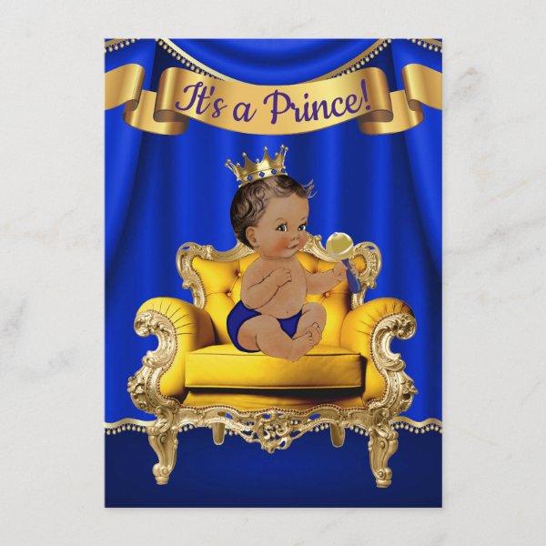 Royal Blue Gold Chair